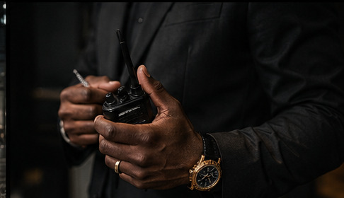 Radio and timepiece — operations close-up